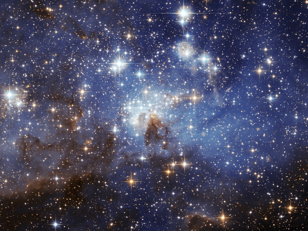 Figure: Hubble Space Telescope image of star forming region in the Large Magellanic Cloud (LMC) (Credit image: NASA/ESA)