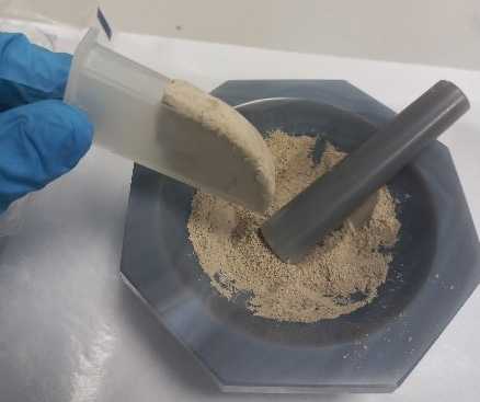 Carbonate sediment core preparation