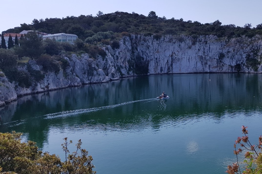 Lake Rogoznica in Croatia